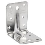 Winkelverbinder mit Rippe Edelstahl A2