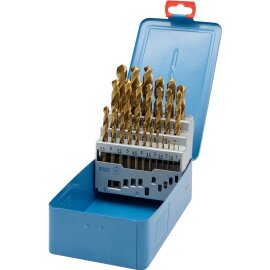 Spiralbohrersatz 1 - 13mm TIN beschichtet