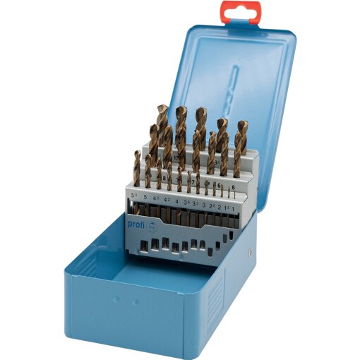 1 Stück HSCO - Spiralbohrersatz 1 - 10,5mm + Kernlochbohrer geschliffen