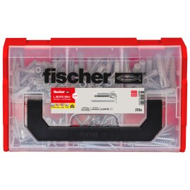 1 Stück fischer L-BOXX mini SX Plus + Schraube (210 Teile) 532891