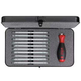 WIHA Schraubendreher mit Wechselklingen Set SYSTEM 6 12-tlg.