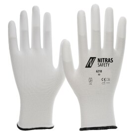Nylonhandschuhe -Fingerkuppen beschichtet-  NITRAS® 6210