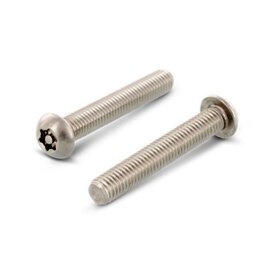 Flachrundkopf-Sicherheitsschrauben mit ISR + Pin Art....