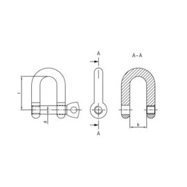 Schäkel Edelstahl A4