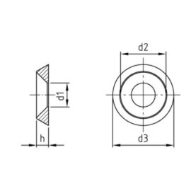 Rosetten Edelstahl A4