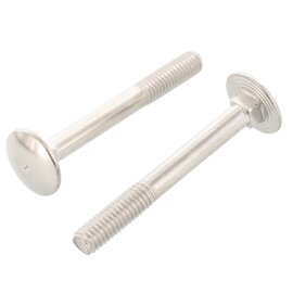 Schloßschrauben DIN 603 Edelstahl A2