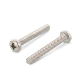 Linsenschrauben DIN 7985 A2 mit Kreuzschlitz