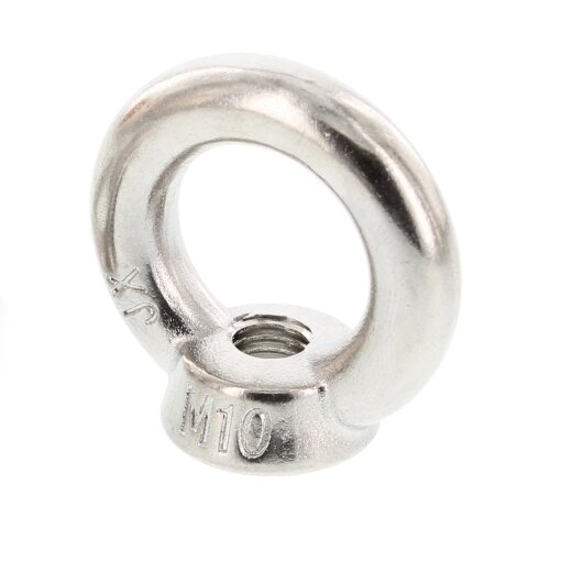 1 Stück Ringmutter gegossen Edelstahl A2 M10