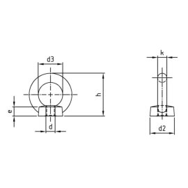 1 Stück Ringmutter gegossen Edelstahl A2 M10