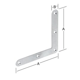 Eckwinkel abgerundet verzinkt
