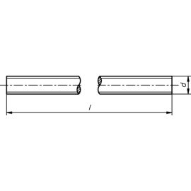Gewindestange DIN 976 10.9 blank 1m