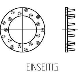 Einpreßdübel Geka einseitig