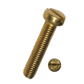 Zylinderschrauben mit Schlitz DIN 84 (ISO 1207) Messing