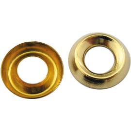 Rosetten offene Form Messing