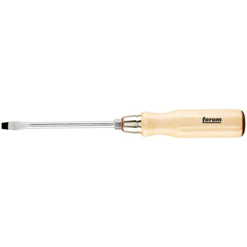 Schraubendreher für Schlitz-Schrauben, mit Holzheft  FORUM