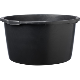 Mörtelkübel schwarz rund, L-Skala
