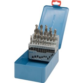 Spiralbohrersatz HSS-G DIN 338 (1,0 - 10,5 x 0,5 mm) +...
