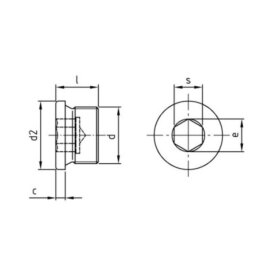Verschlußschrauben DIN 908 A2