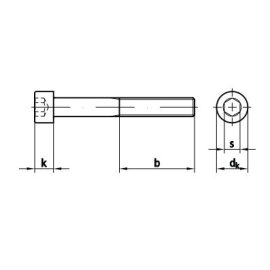 Zylinderschrauben DIN 912 12.9 Feingewinde