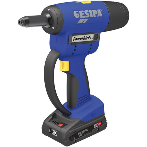 Akku-Blindnietsetzgerät PowerBird Pro Gold Edition L-BOXX 25 mm