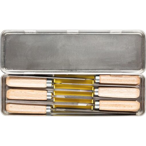 Schlüsselfeilen-Set Nr. 265 K 100mm Hieb 2 6-teilig PFERD Pferd