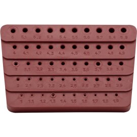 Bohrerständer aus Kunststoff leer 50-teilig 1,0 -...