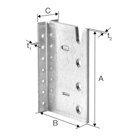 Balkenträger BTN 2-reihig