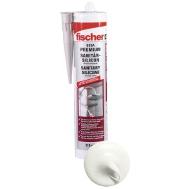 fischer® Premium Sanitärsilikon DSSA 310ml...
