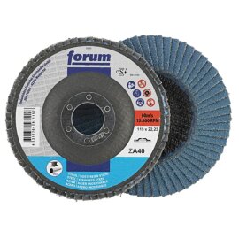 Fächerschleifscheibe Zirkonkorund FORUM