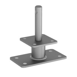 Pfostenträger/Stützenfuß Typ D auf Beton...