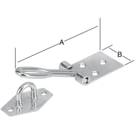 Überfalle mit Öse, verzinkt
