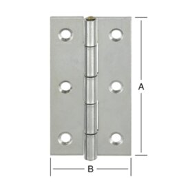 Scharnier schmal verzinkt