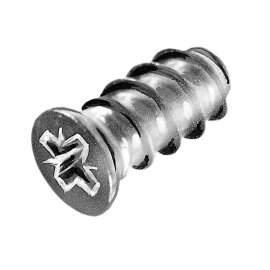 Euroschrauben Senkkopf Grobgewinde