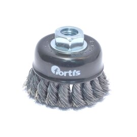 FORTIS - Topfzopfbürste Stahldraht Ø 75 x0,35mm
