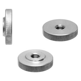 Rändelmutter niedrige Form DIN 467 verzinkt