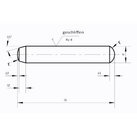 Zylinderstifte DIN 6325 m6