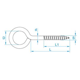 Ringschrauben Edelstahl A2